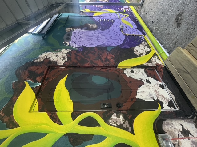 Otter Boops mural, view 5.